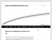 Tablet Screenshot of hagenetics.org
